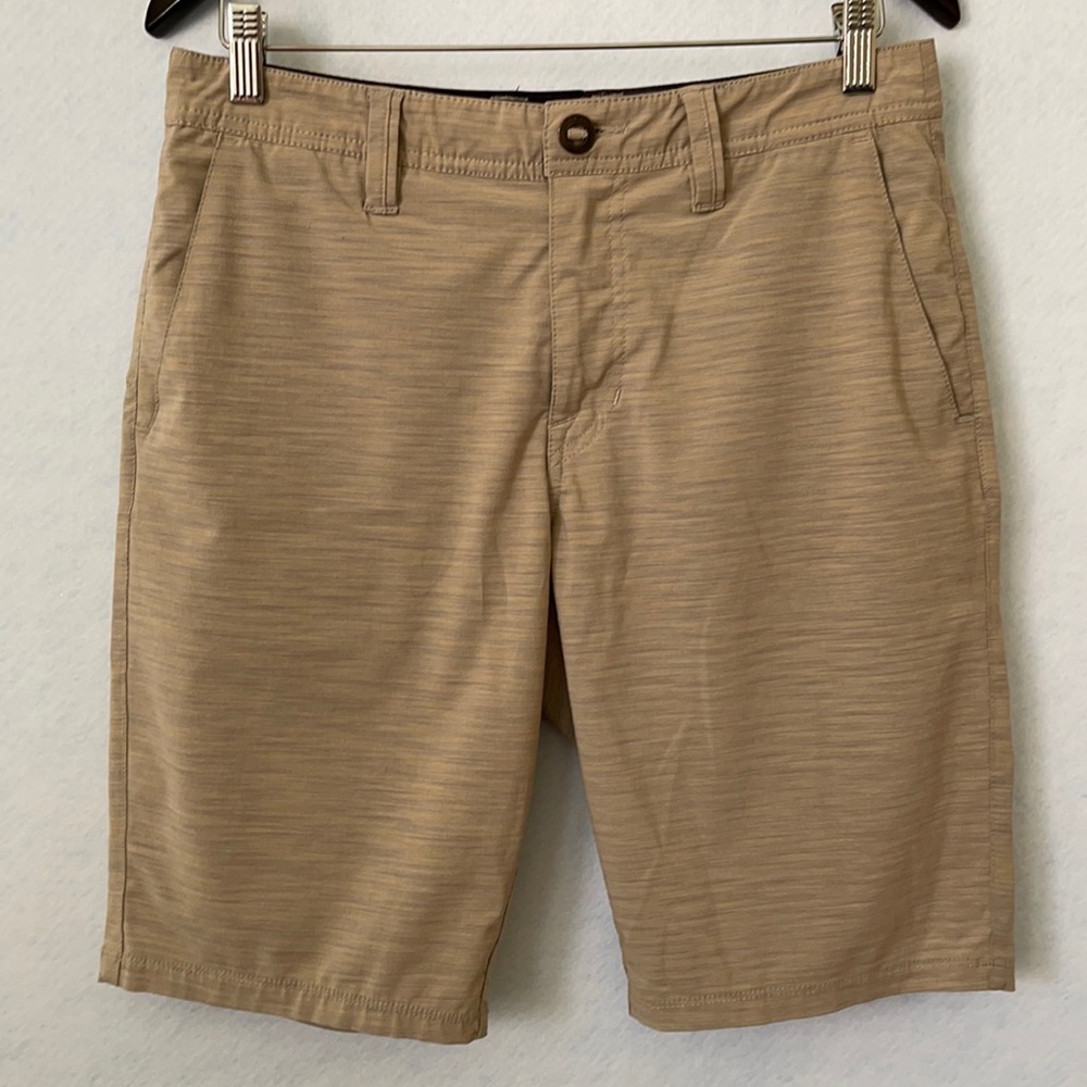 Volcom Khaki Multi-Color Textured Hybrid Shorts - image 7